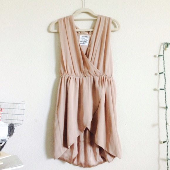 ASOS Tops - ASOS nude color chiffon tunic