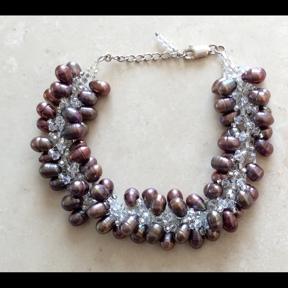 Blackish Fresh Water Pearl Bracelet