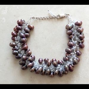 Blackish Fresh Water Pearl Bracelet