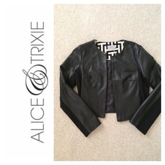 Alice & Trixie Jackets & Blazers - Alice & Trixie black leather jacket