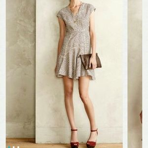 San & Soni Anthropologie Cross Stitched Dress