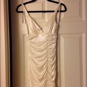 Off white Macy's dress