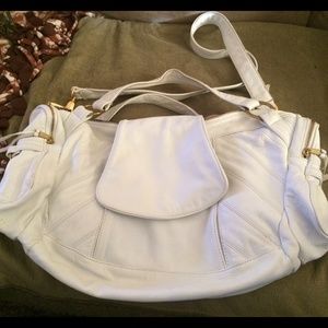 Authentic Anna Corinna Hand Bag - White
