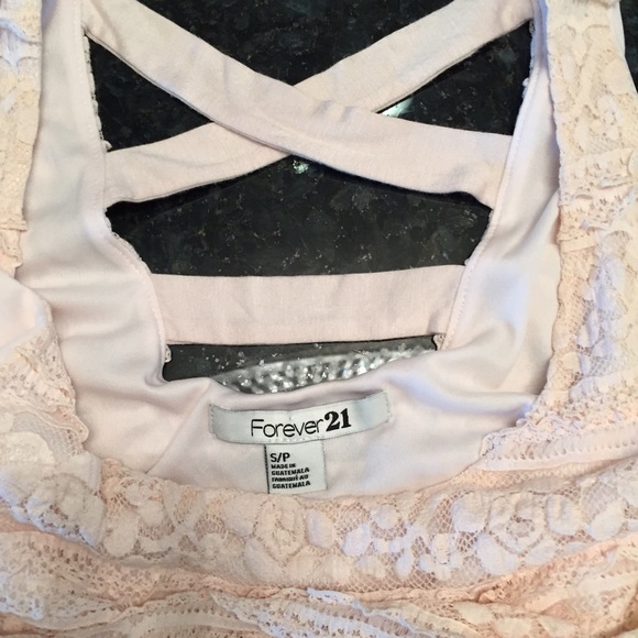 ❎sold❎ Blush pink lace dress - Picture 3 of 3