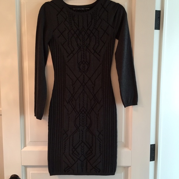 Long sleeve sweater dress
