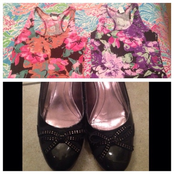 Tank Top and Black Flats Bundle