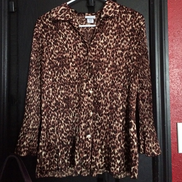 Leopard Button Down Shirt