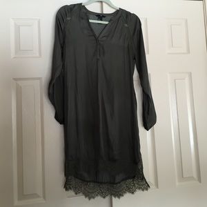 H&M olive green dress