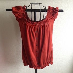 ✅ DONATED ✅ Burnt Orange Top