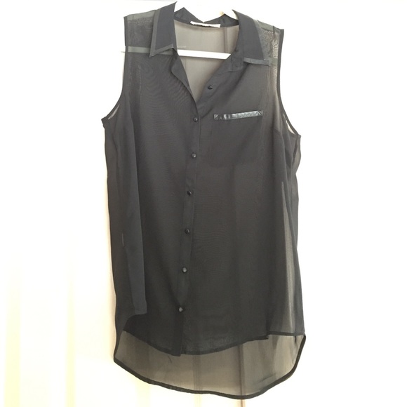 Daniel Rainn chiffon button down