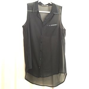 Daniel Rainn chiffon button down