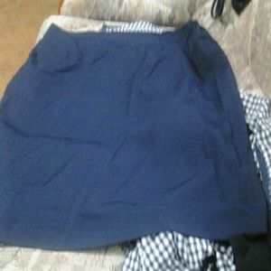 Dark blue size 24w below knee skirt