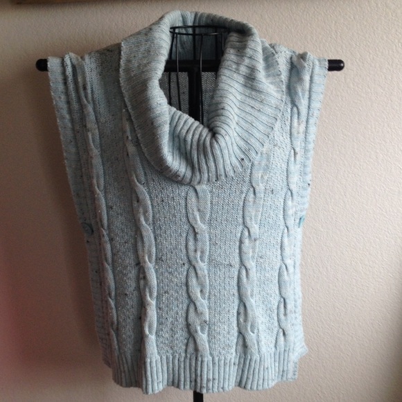 ✅DONATED✅Charlotte Russe Blue Cowl Neck Sweater