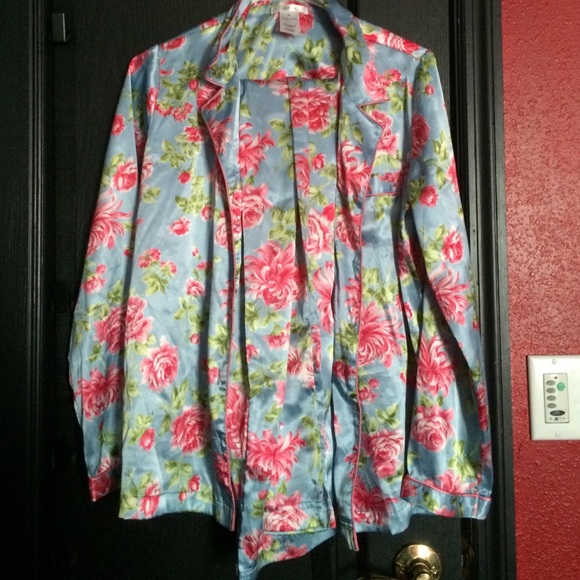Floral pajamas