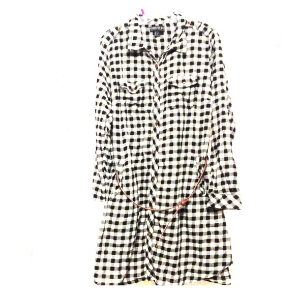 Checked/Plaid Shirt Dress