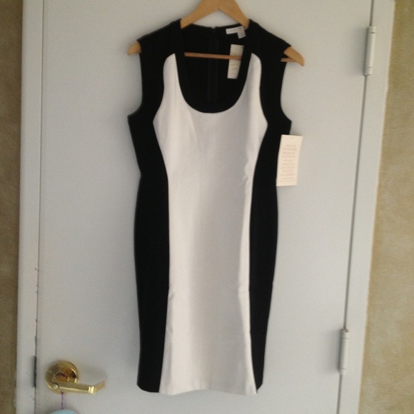 Boston proper ❤️New Color Block Ponte Sheath 💋 - Picture 2 of 5