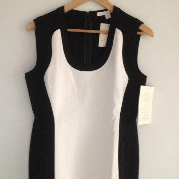 Boston proper ❤️New Color Block Ponte Sheath 💋 - Picture 3 of 5