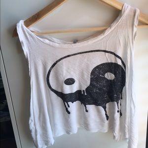 Dripping ying yang with open back