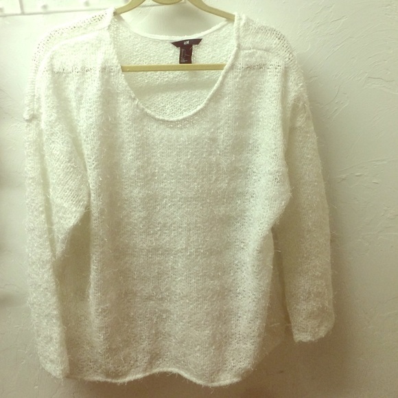 NWOT fuzzy, sparkly sweater!