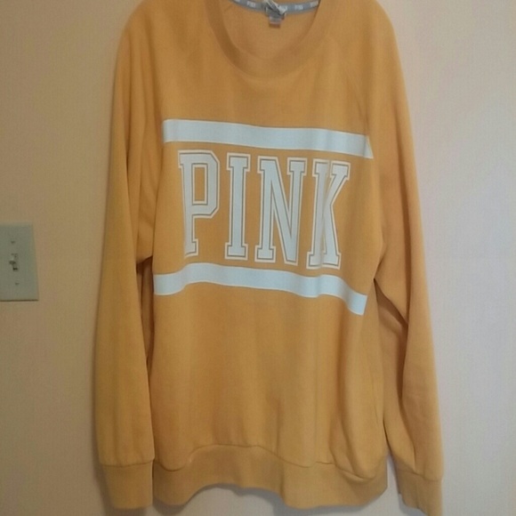 Yellow PINK crow neck