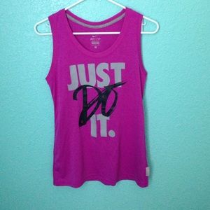 Purple Nike tank top