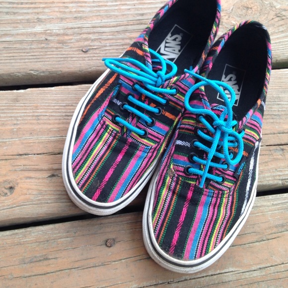 Multi colored vans