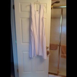 White Linen Dress by Jessica London NWOT