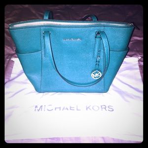 💟TRADE ONLY - BNWOT MK Teal Jet Set💟