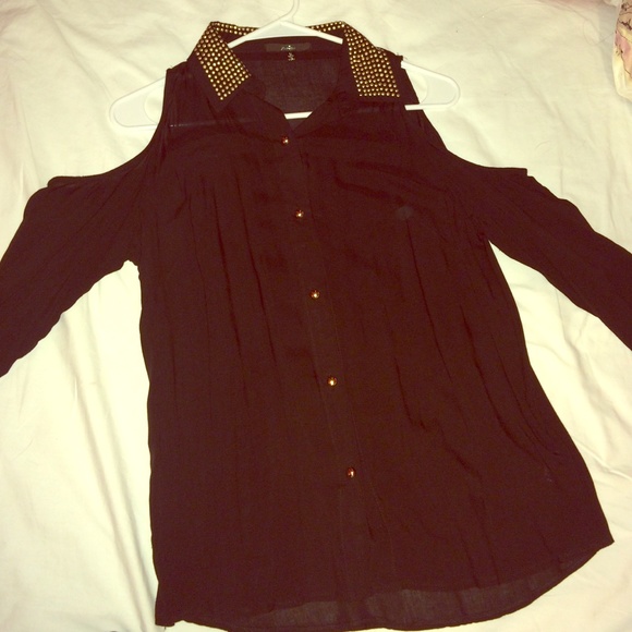Black and Gold Top