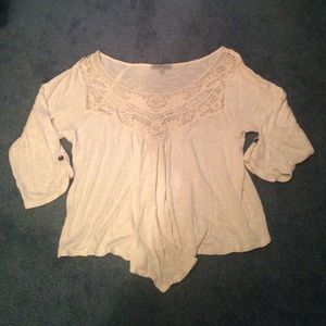 White/ cream blouse