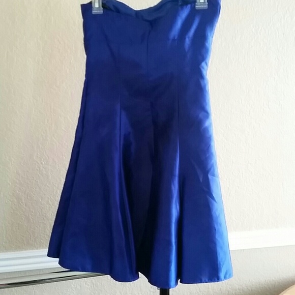 Jessica McClintock Blue Formal Dress - Picture 2 of 4