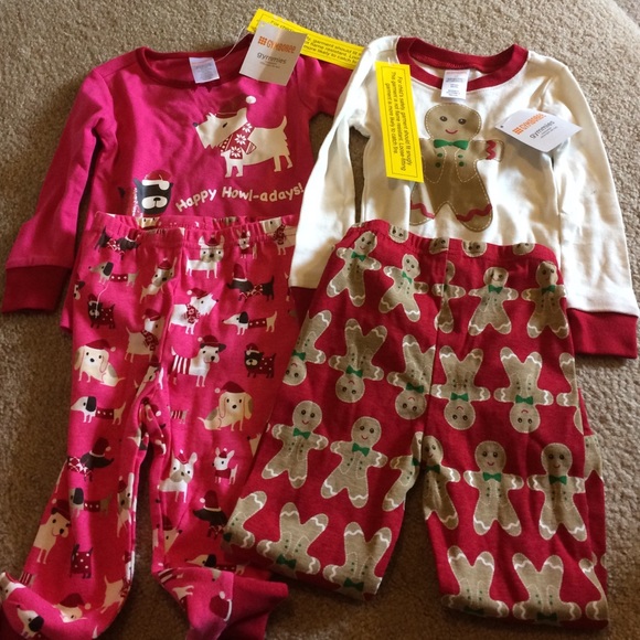 NWT Gymboree PJ Gymmies Holiday collection bundled
