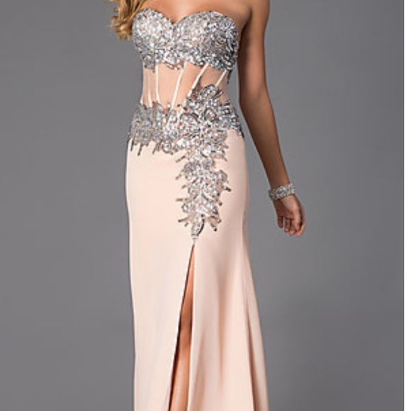 Nina canacci nude prom dress