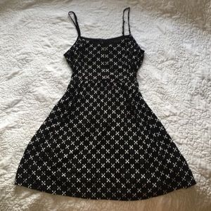 Black fit-n-flare dress