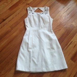 White a-line dress