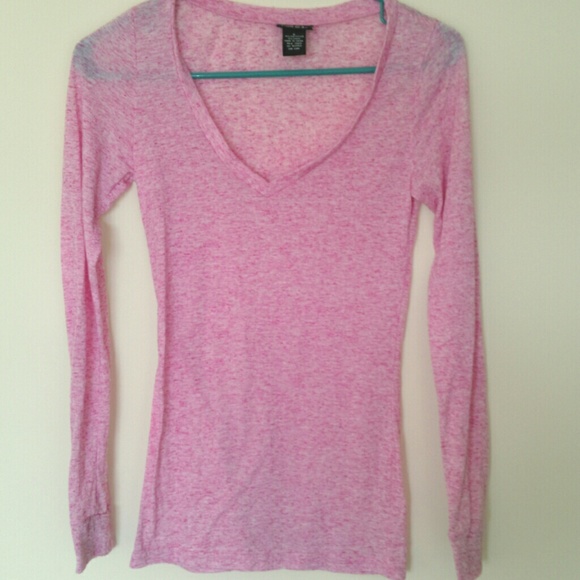 Pink long sleeve shirt
