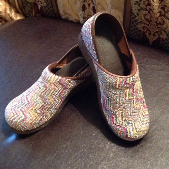 Ladies Sanita Multicolored Clogs