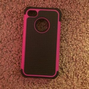 iPhone 4 pink and black case!