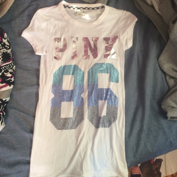 White tee from PINK