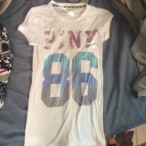 White tee from PINK