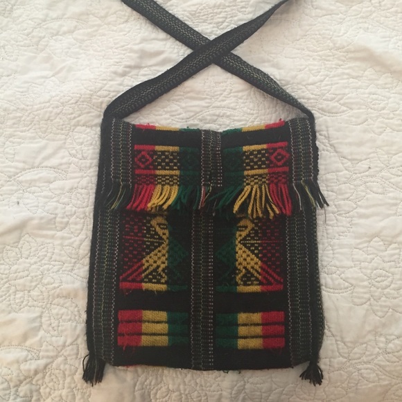 Woven Rastafarian Purse