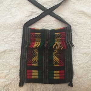 Woven Rastafarian Purse