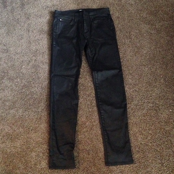 Leather Black Pants Never Worn