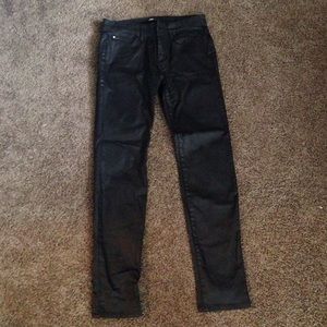 Leather Black Pants Never Worn
