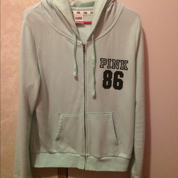 VS PINK mint hoodie