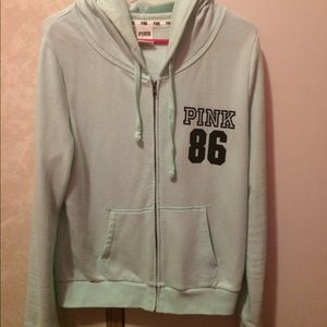 VS PINK mint hoodie