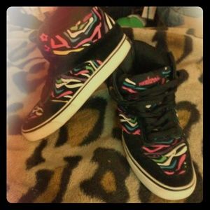 Punkrose hightop sneakers