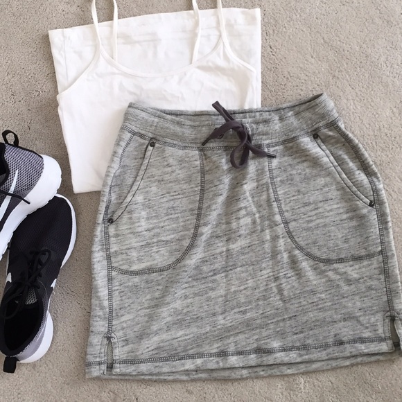 Sweatshirt Skirt Gray