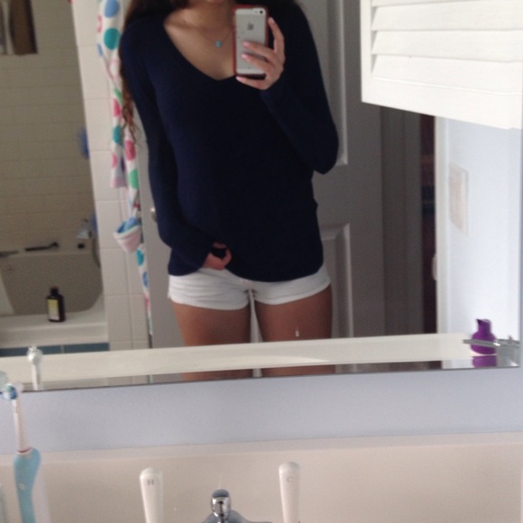 SOLD Brandy Melville V Neck Bobbie Top