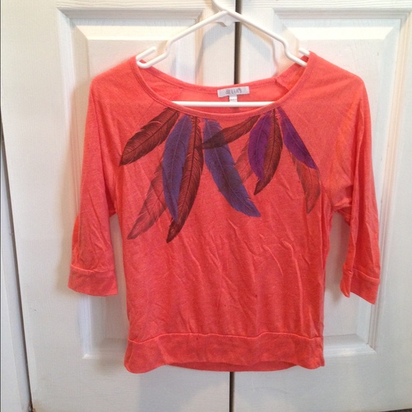 Feather shirt!